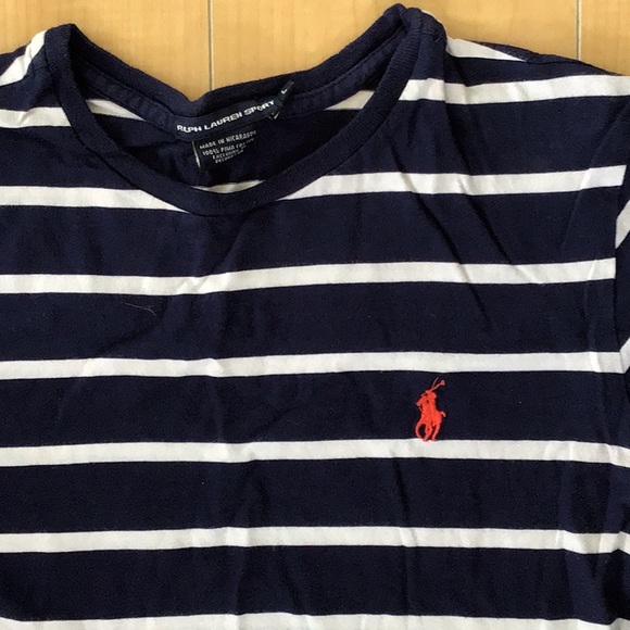 Blue and white striped Ralph Lauren sport - Picture 2 of 2